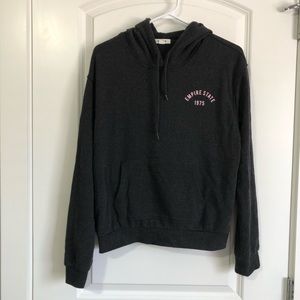 GARAGE EMPIRE STATE DARK GREY HOODIE - MEDIUM